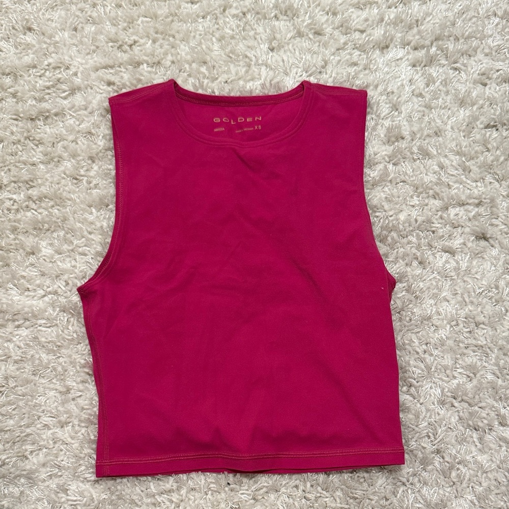 Aritzia Golden Muscle Tank